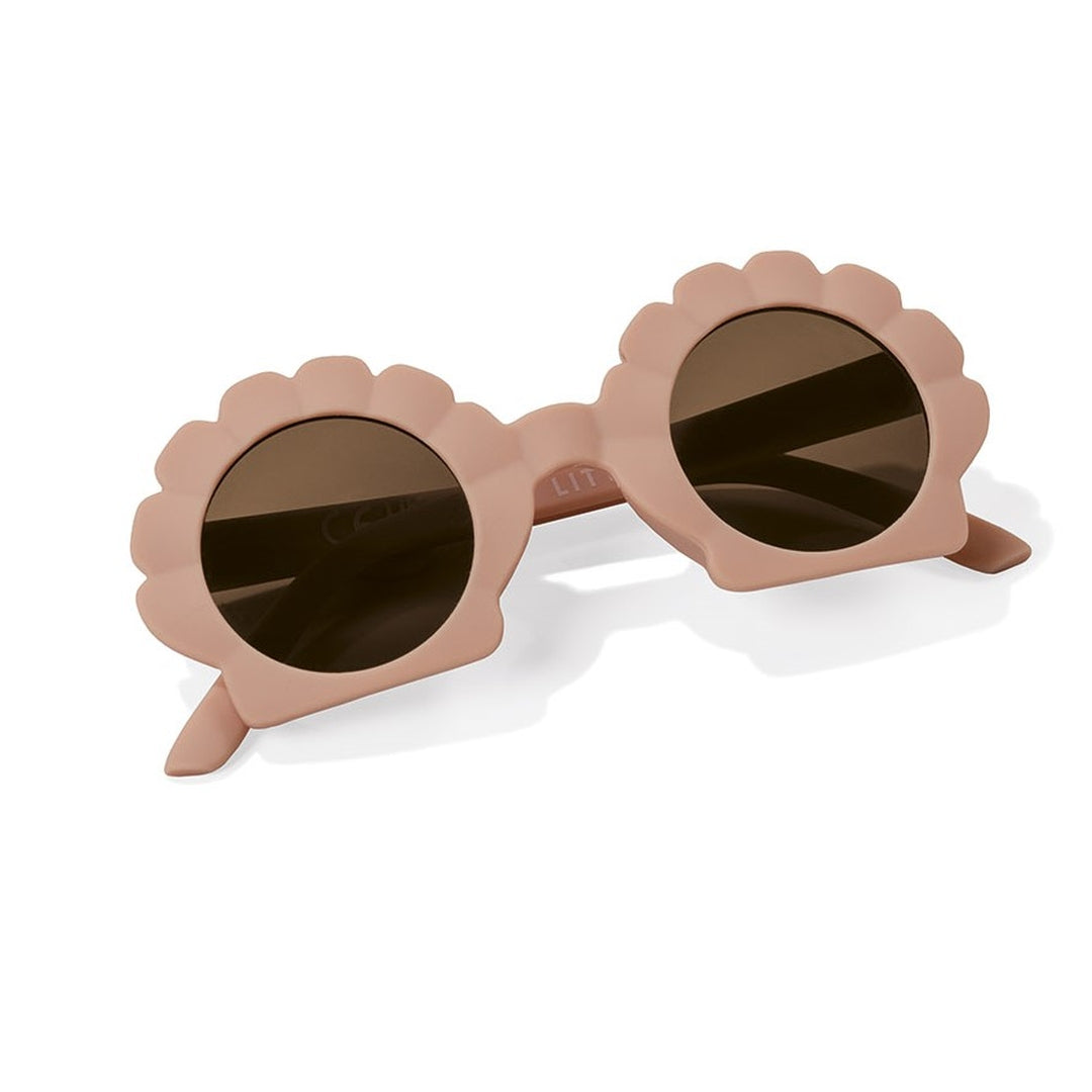 Little Dutch Muschel-Sonnenbrille Old Pink aus Kunststoff mit UV400