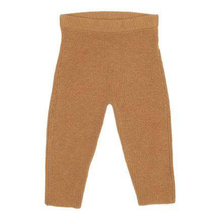 Little Dutch Strick-Leggings Almond – Detailansicht des weichen Strickmaterials