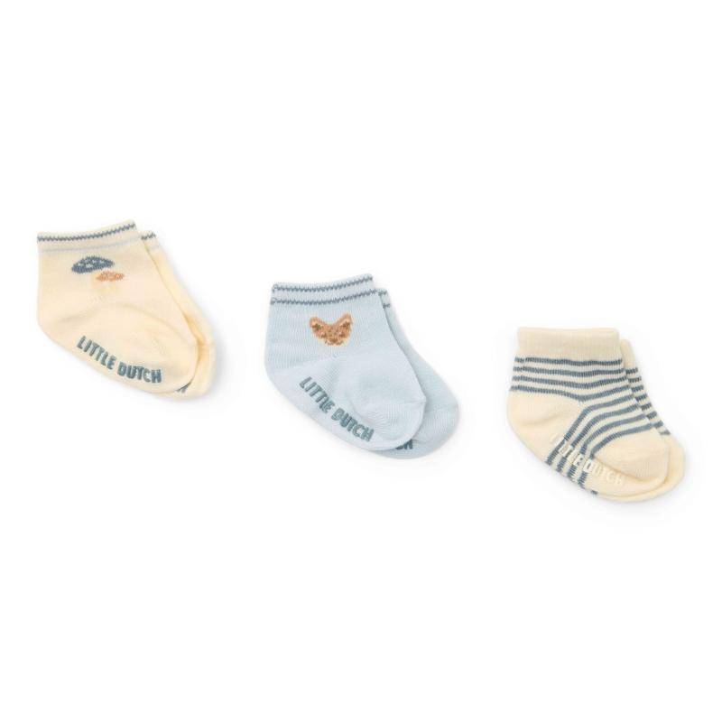 Little Dutch Baby-Socken Forest Friends 3er-Set – Produktansicht der drei Sockenpaare