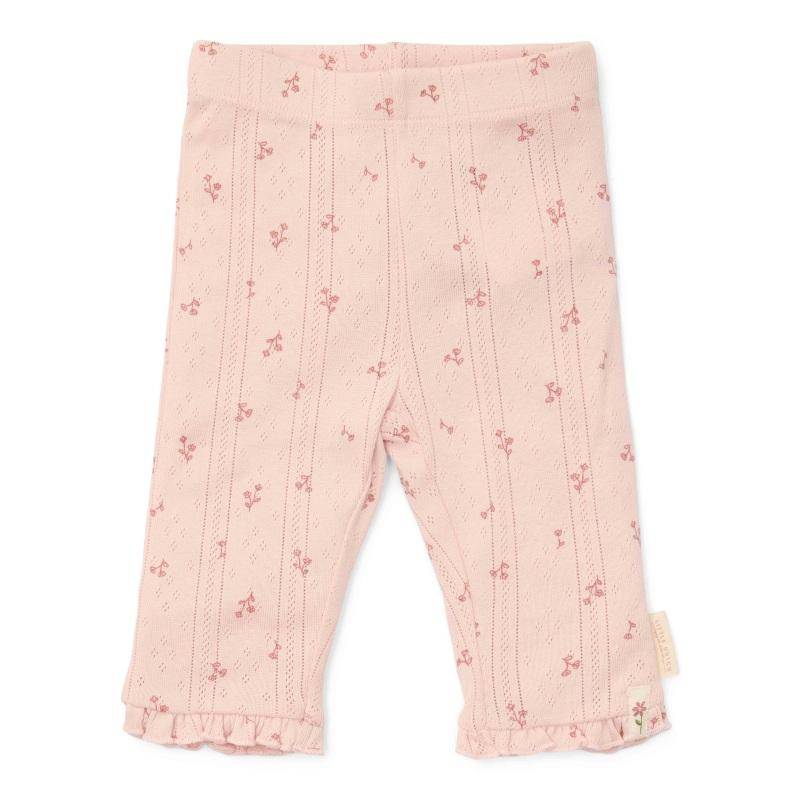 Little Dutch Leggings Fairy Flowers in Pink aus Bio-Baumwolle