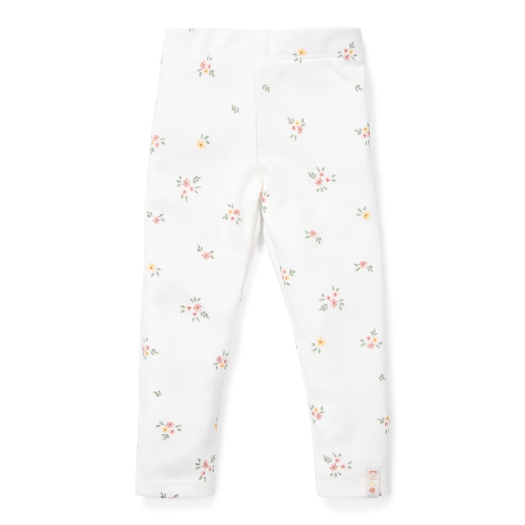 Little Dutch Leggings White Meadows mit Blumenmuster