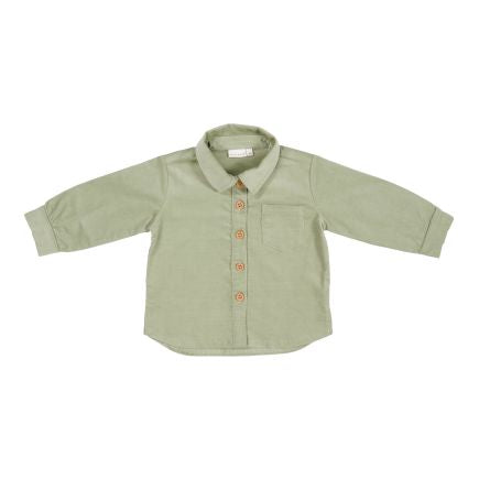 Overhemd groen maat 62 | Little Dutch