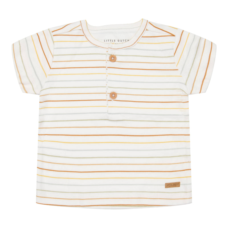 Little Dutch T-Shirt Vintage Sunny Stripes kurzarm Größe 50/56