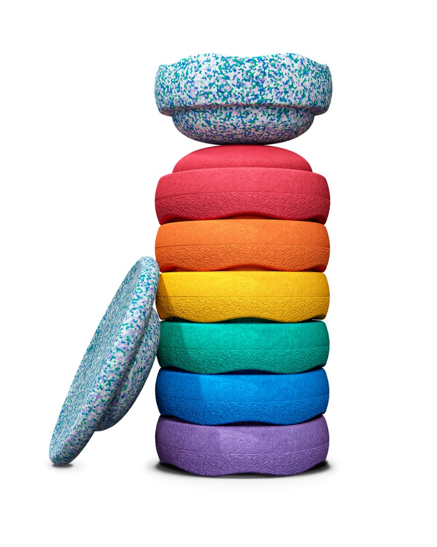 Gratis Balanceboard + Winter Special Rainbow Set Complete Classic | Stapelstein