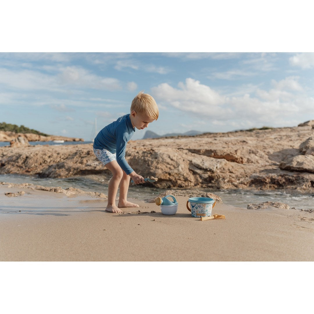 Ocean Dreams Blue Strandset mit fünf Sandspielzeug-Teilen