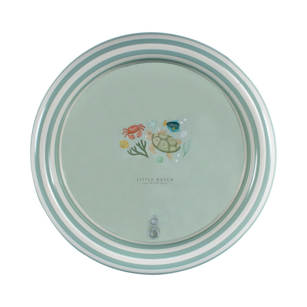 Aufblasbarer Kinderpool Fresh Greens 80 cm von Little Dutch