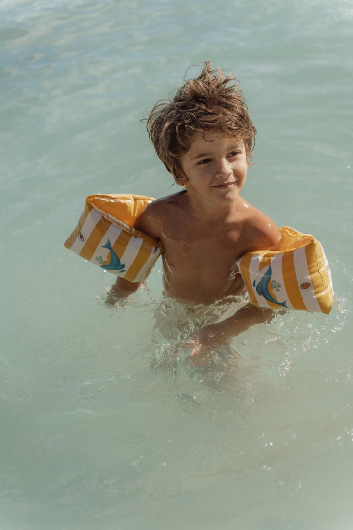 Ocean Dreams Blue Schwimmflügel von Little Dutch – Seitenansicht