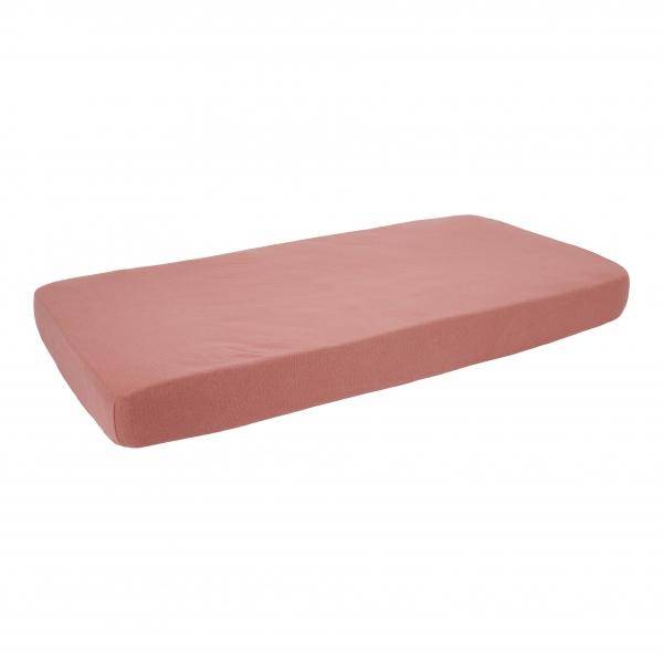 Hoeslaken Pure Pink Blush 60×120 cm | Little Dutch