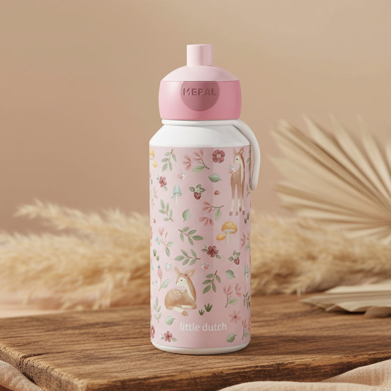 Mepal Campus Pop-up Trinkflasche Fairy Garden mit 400 ml Volumen