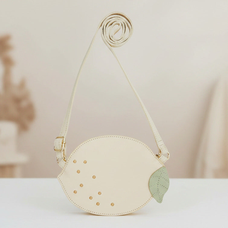 leevje Kinderhandtasche Lemon mit Reißverschluss und Schulterband