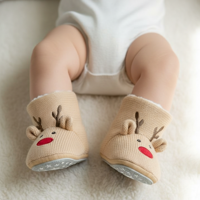 Baby Boots Reindeer Beige Size 20 | Sterntaler