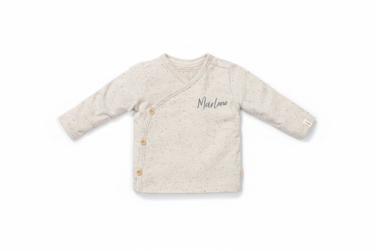 Baby-Wickeljacke Nappy Sand – personalisierbar, Größe 44–74