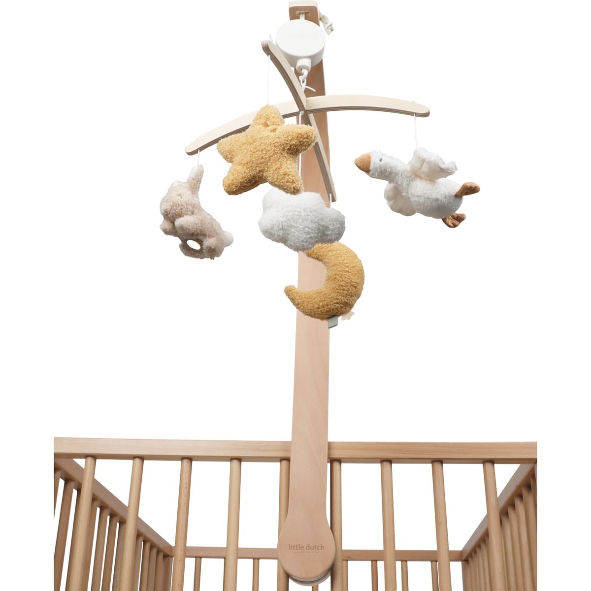 Little Dutch Holz-Musikmobile Newborn Naturals