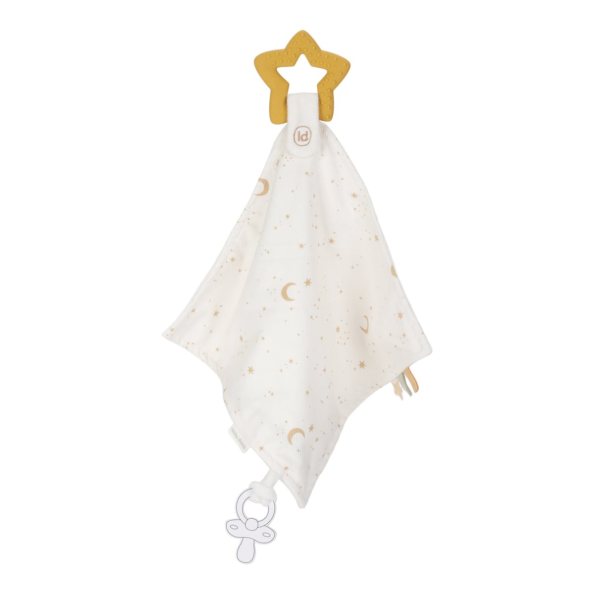 Little Dutch Schmusetuch Newborn Naturals mit Beißring