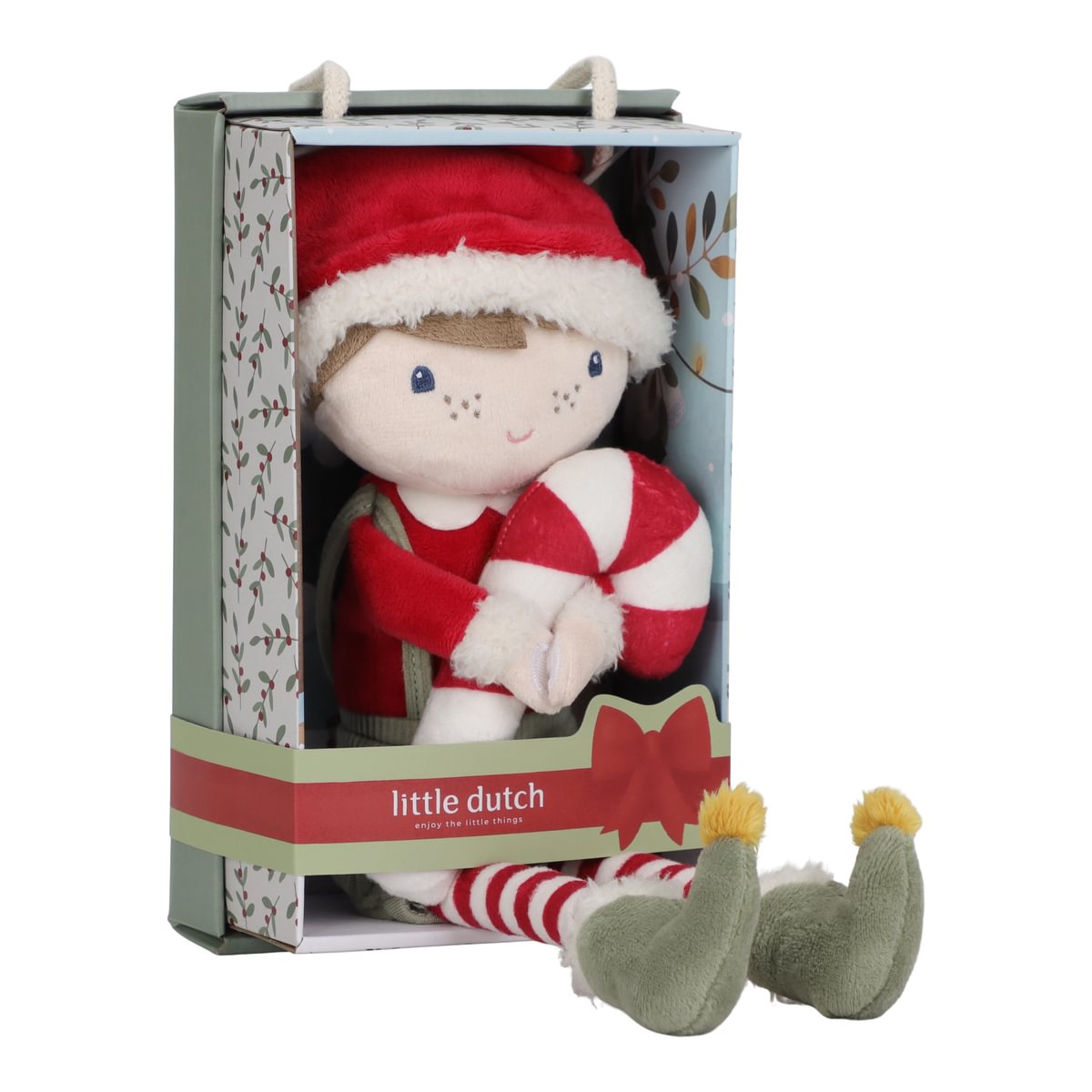 Little Dutch Kuschelpuppe Jim Weihnachten 35 cm – Produktansicht