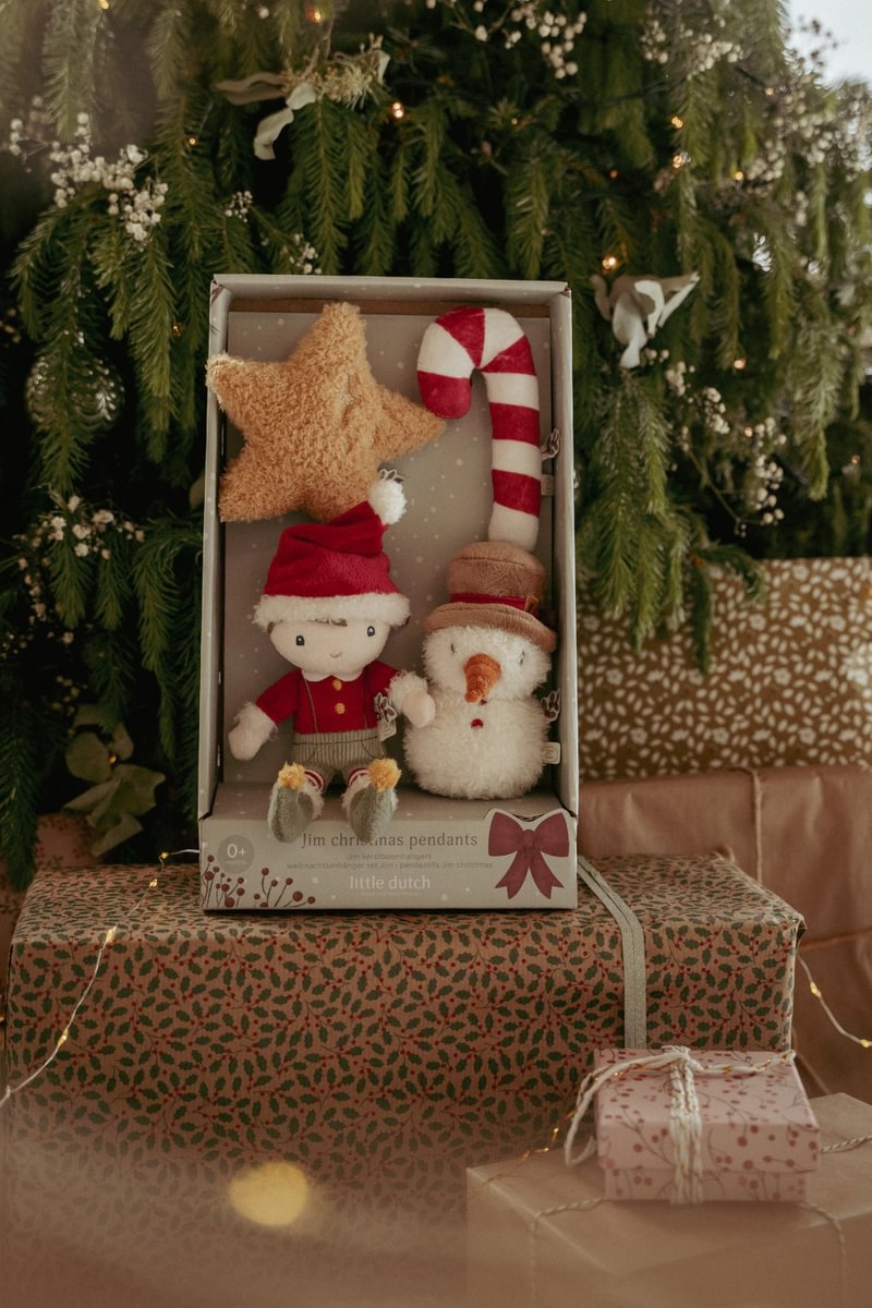 Little Dutch Weihnachtsanhänger-Set Jim GRS – 4-teilig