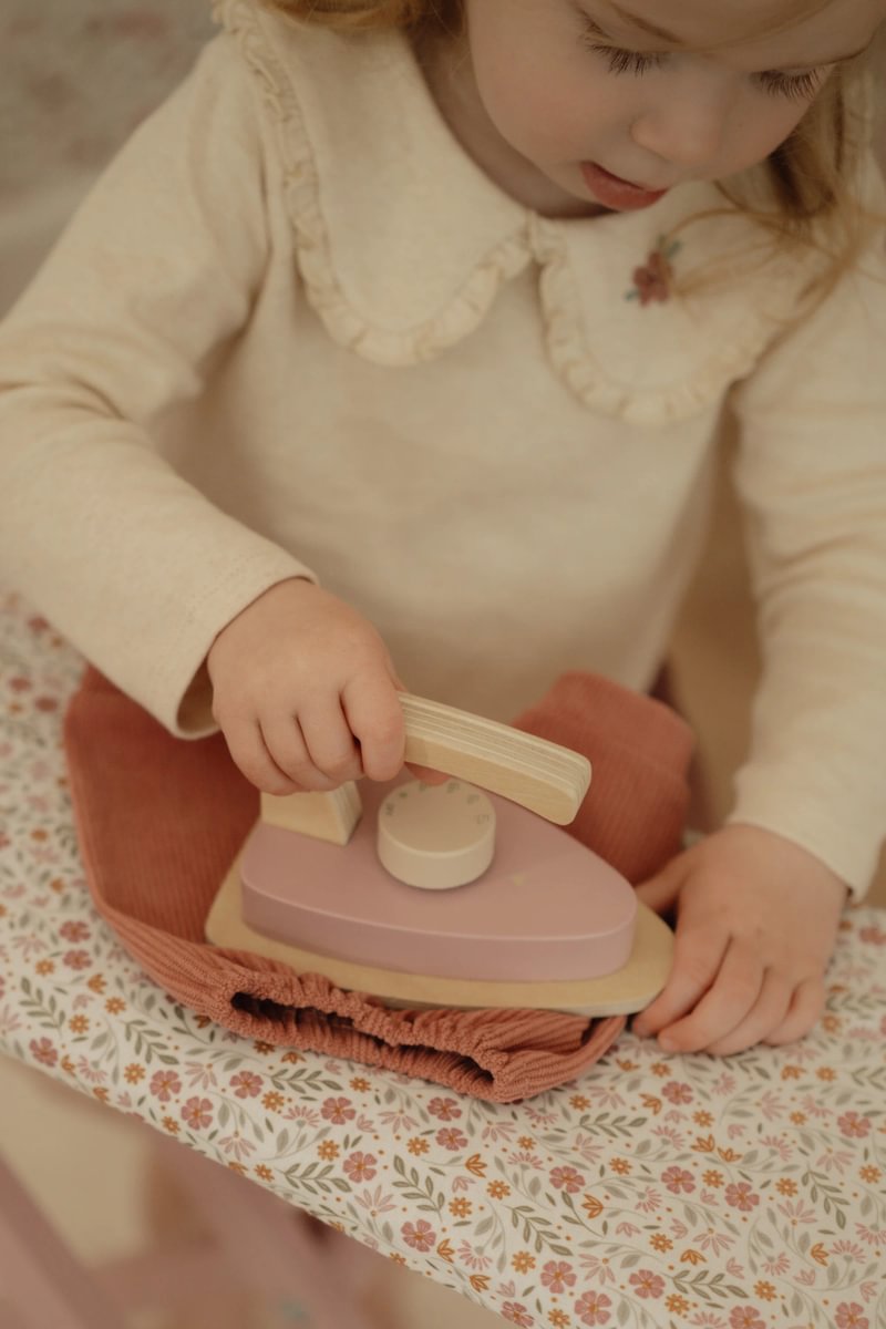 Wooden Ironing Board with Iron | Little Dutch