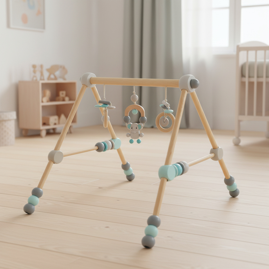 Bieco Spielbogen Elefant aus Holz höhenverstellbar