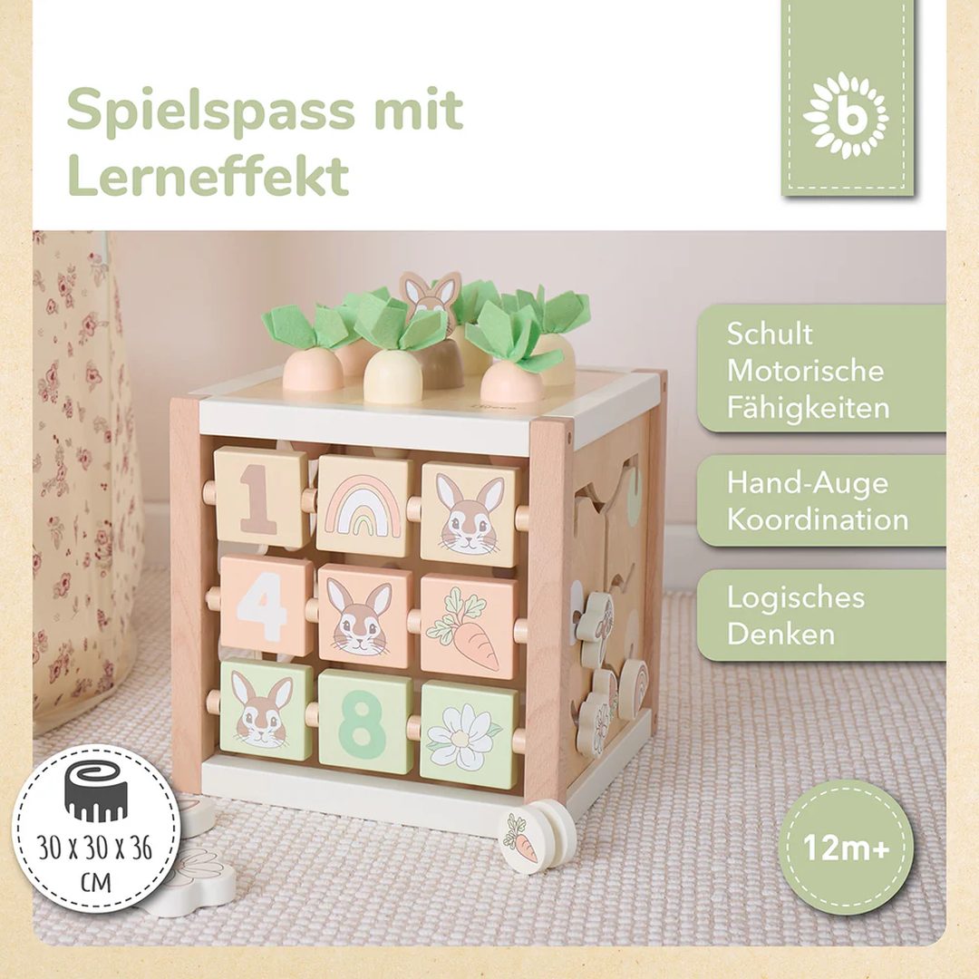 Bieco Motorikwürfel Hase Fine XXL – weitere Produktansicht 2
