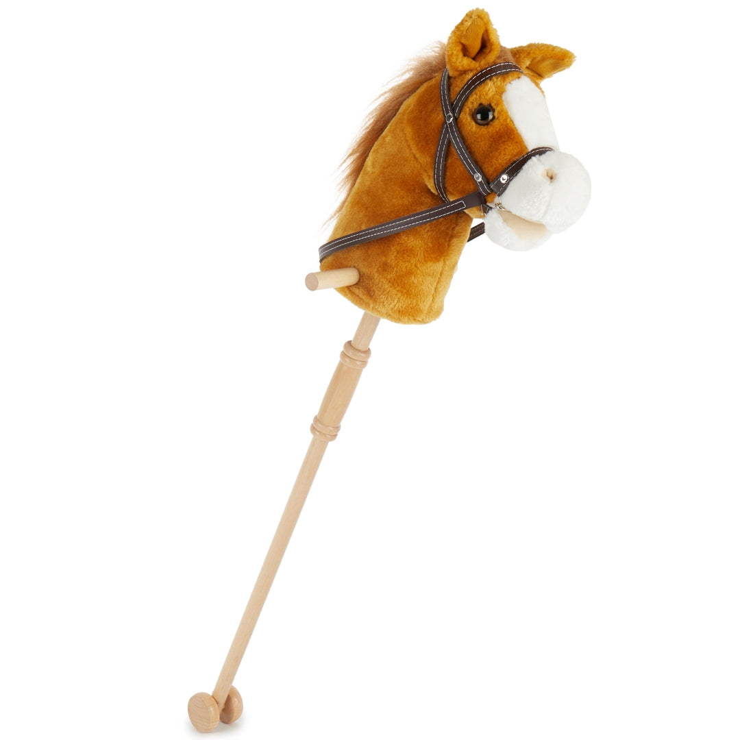 Bieco Steckenpferd Brownie mit Rollen – weitere Ansicht