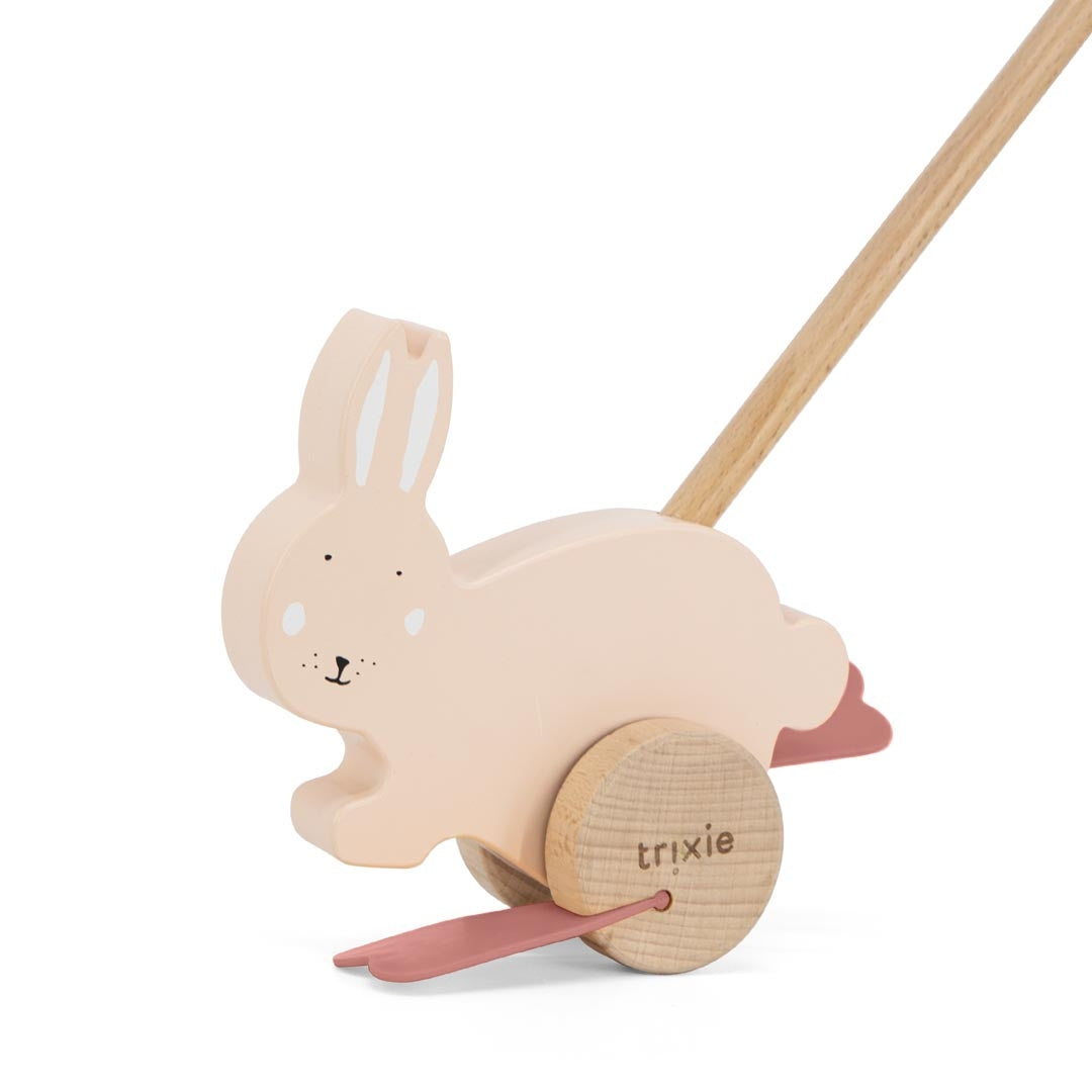 Trixie Schiebetier aus Holz Frau Hase – Detailansicht der Hasenfigur