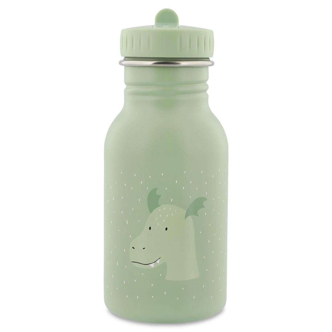 Trixie Trinkflasche 350ml Herr Drache – Frontansicht mit Drachenmotiv