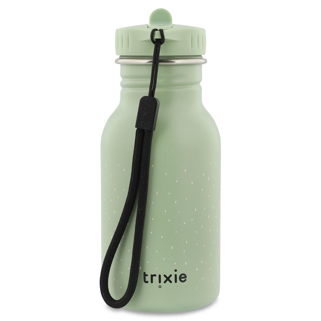 Trixie Trinkflasche 350ml Herr Drache – Rückansicht mit Trageschlaufe