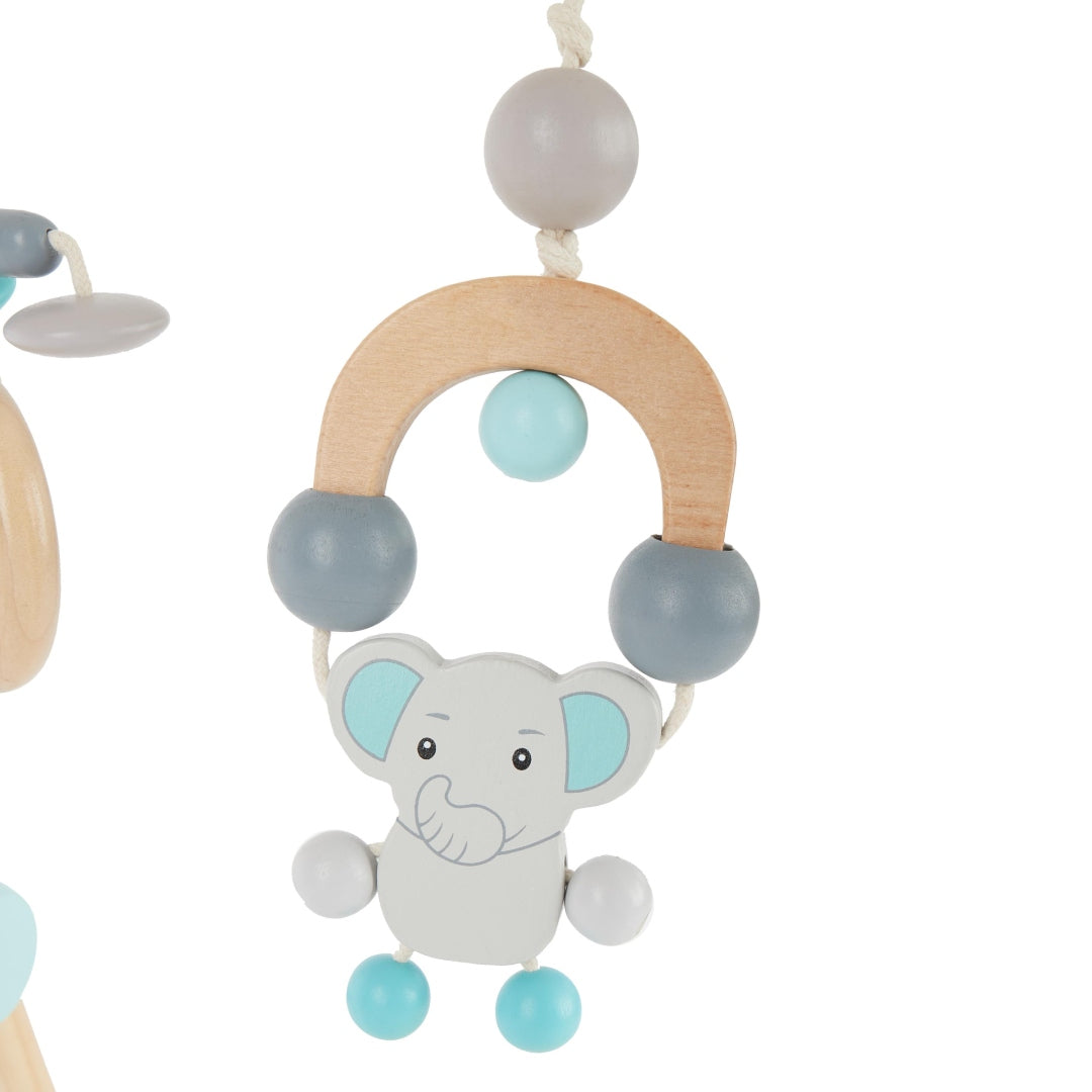 Spielbogen Elefant aus Holz von Bieco mit Spielelementen