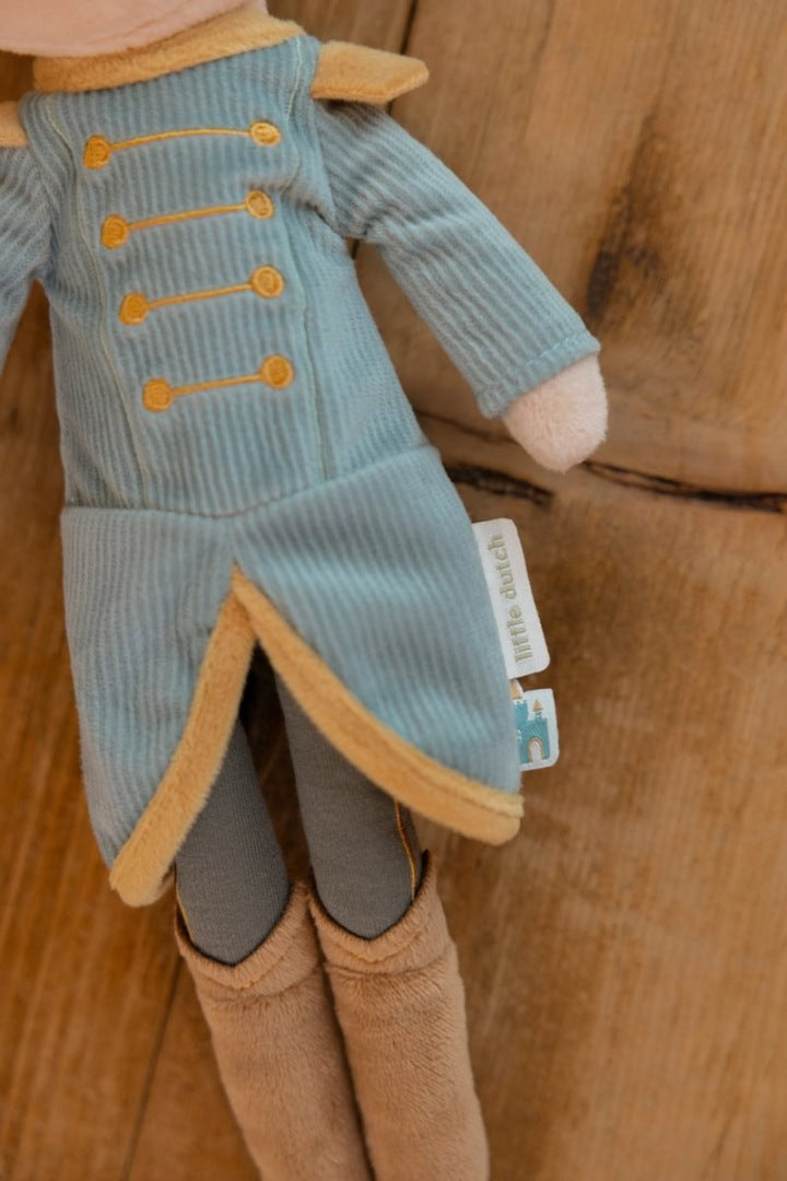 Muñeco de peluche Príncipe Jim 35 cm | Little Dutch
