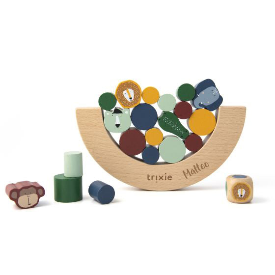Trixie Holz-Balancierspiel mit gebogenem Basisteil