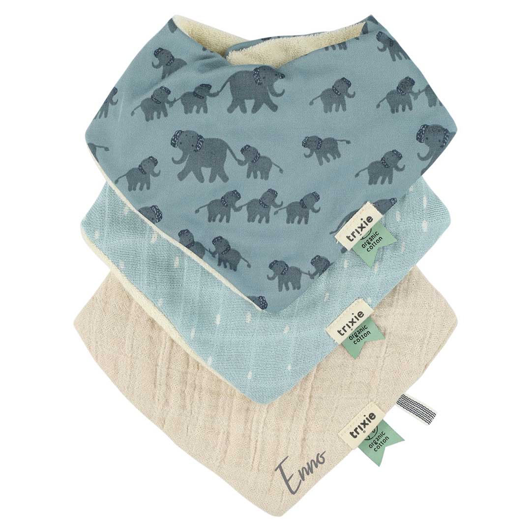 Bandana-Lätzchen Fierce Fox 3er-Set personalisierbar