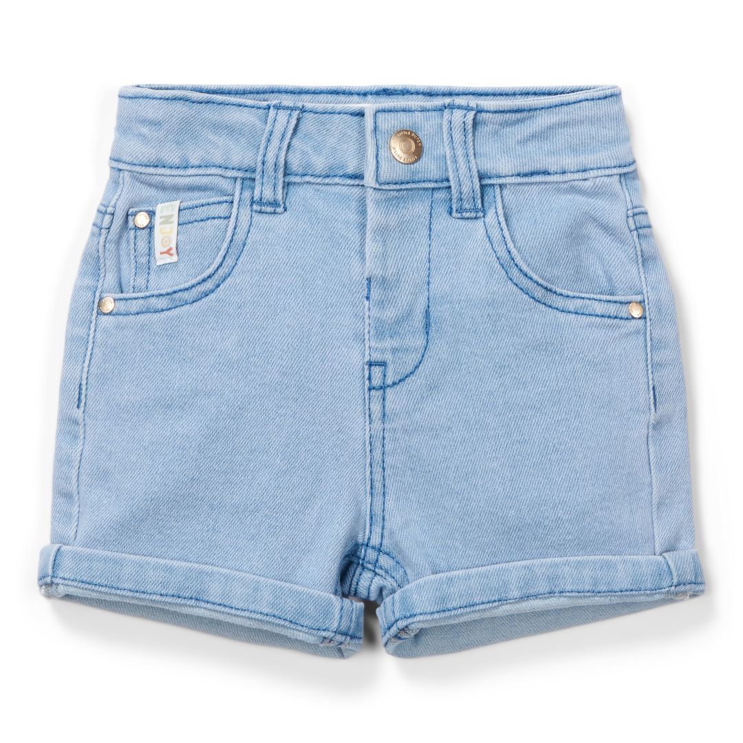 Kurze Jeanshose Denim von Little Dutch in Blau – Produktansicht