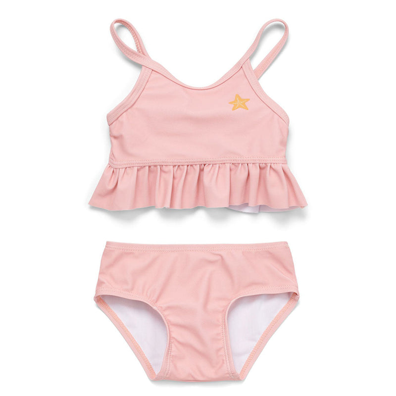 Little Dutch Bikini Starfish Pink mit Volants für Babys und Kinder