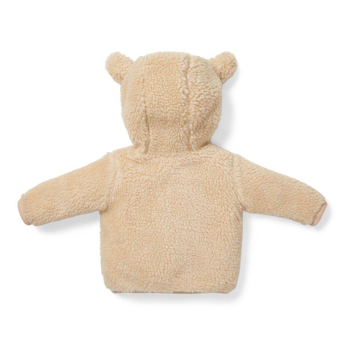 Little Dutch Teddy-Jacke Baby Bunny Sand – Detailansicht