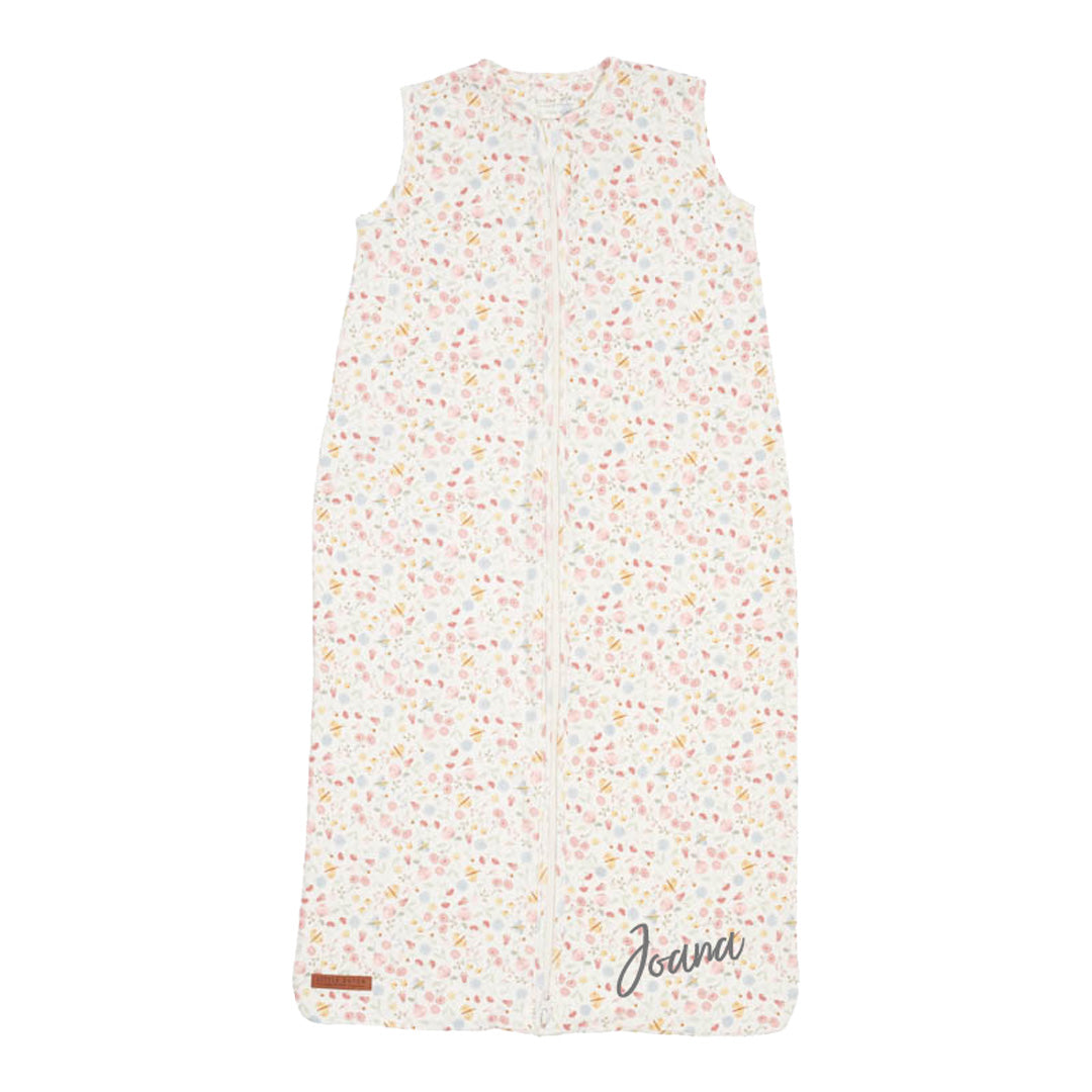 Little Dutch Sommerschlafsack Flowers & Butterflies 70 cm personalisierbar