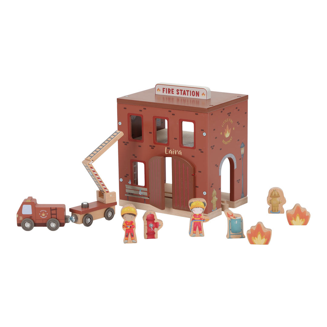 Holz-Feuerwache LD2538 – Variante mit Personalisierung