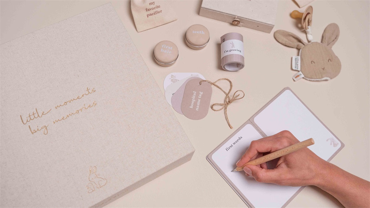 Herinneringsdoos Newborn Naturals – personaliseerbaar | Little Dutch