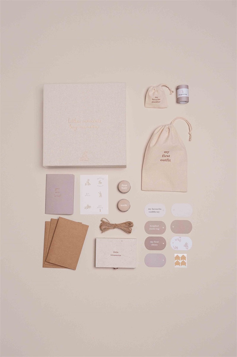 Herinneringsdoos Newborn Naturals – personaliseerbaar | Little Dutch