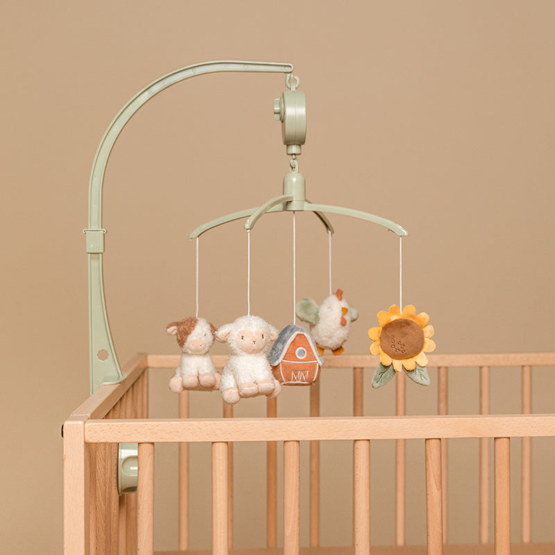 Baby-Musik-Mobile Little Farm mit Farmfiguren und Melodie