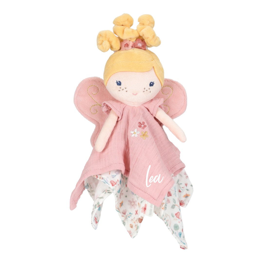 Little Dutch Schnuffeltuch Fairy Mila Fairy Garden – weiches Schmusetuch mit Feenmotiv als kuscheliger Babybegleiter