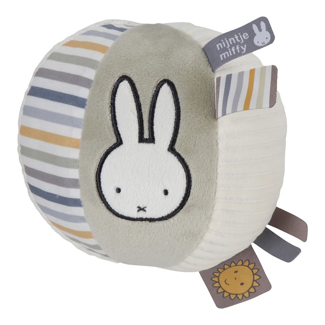 Miffy x Tiamo Aktivitätsball Fluffy Blau mit Rasselgeräusch