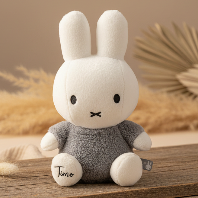 Produktansicht 1: Kuscheltier Hase Fluffy Blau
