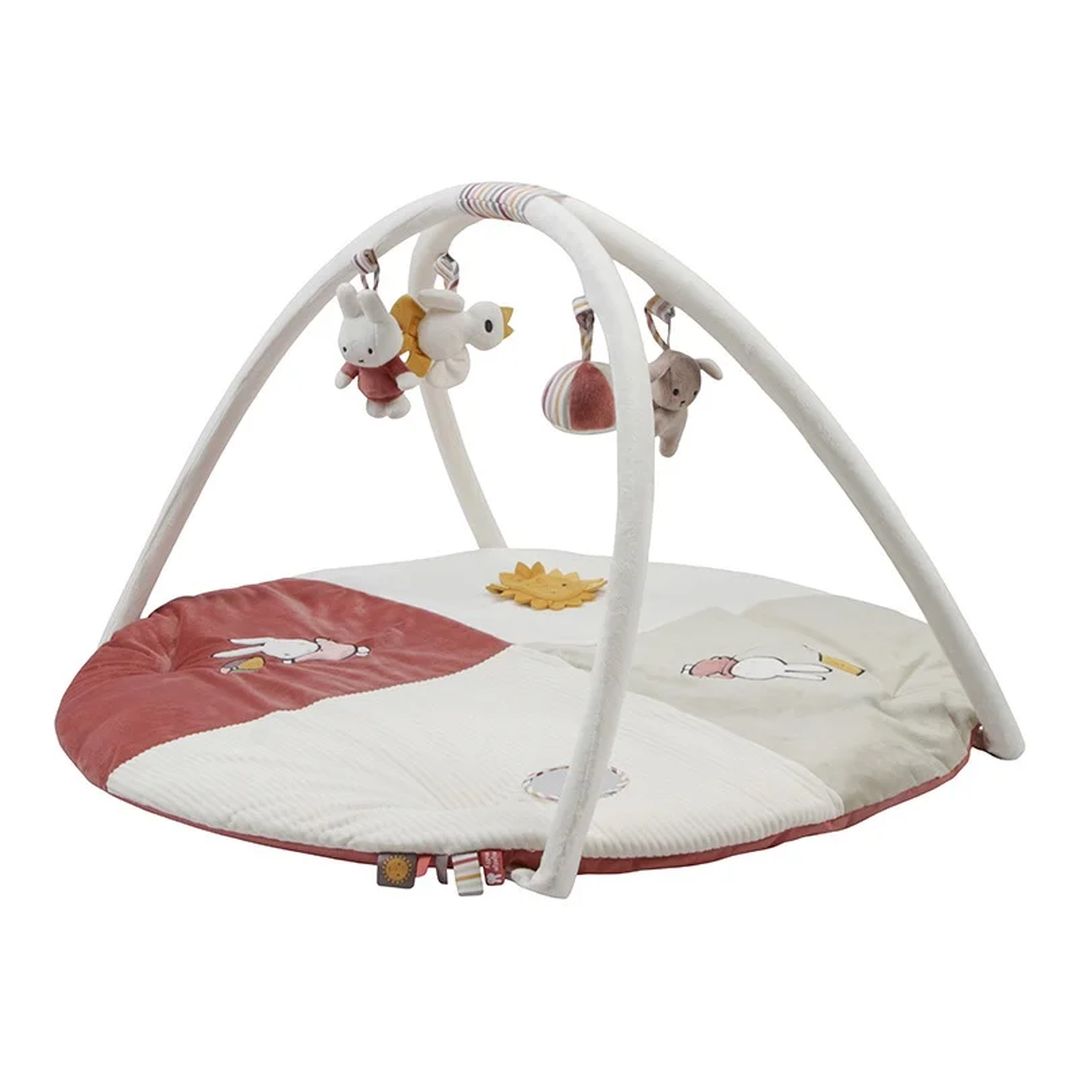 Manta de juegos con arco de actividades Fluffy Pink | Miffy x Tiamo