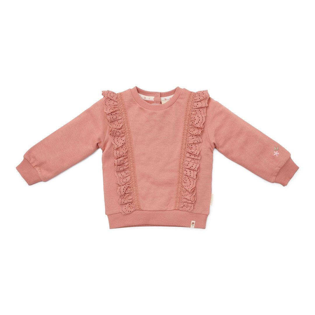 Pullover Warm Pink aus der Little-Farm-Kollektion – weitere Produktansicht