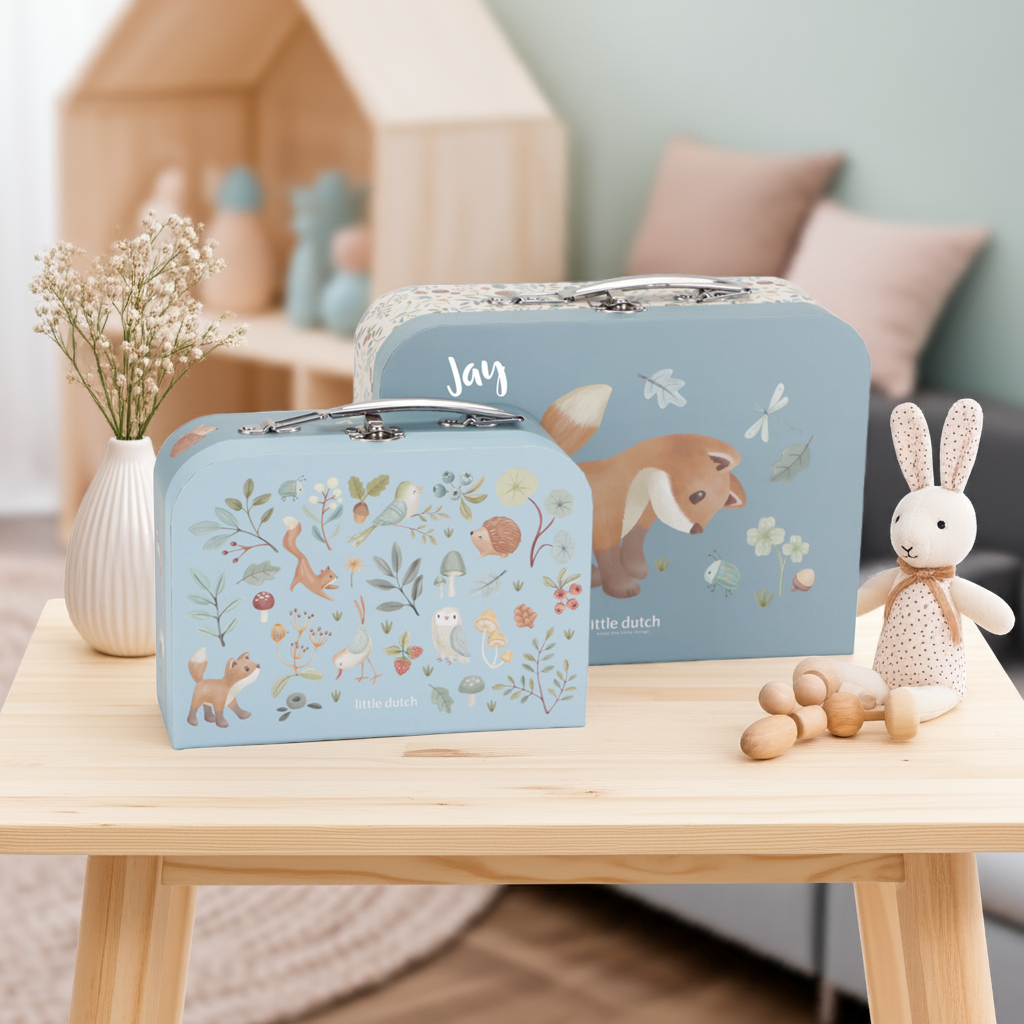 Personalisierter Kinderkoffer mit Name für besondere Erinnerungsstücke