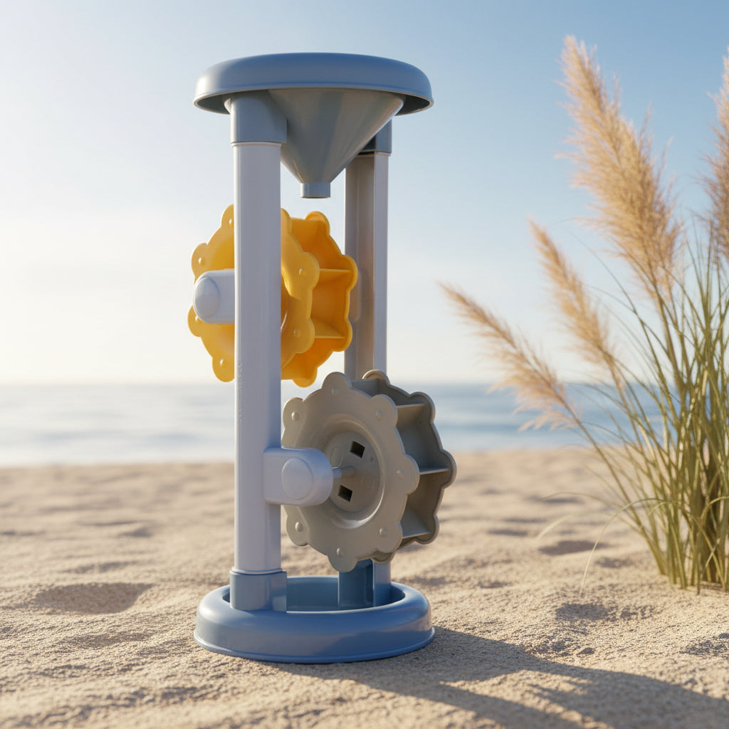 Little Dutch Sand- und Wassermühle Ocean Dreams Blau aus Polypropylen und Metall