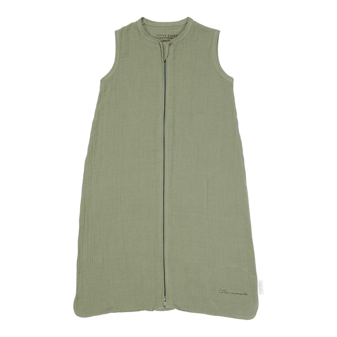 Little Dutch Sommerschlafsack Musselin 110 cm Pure Olive