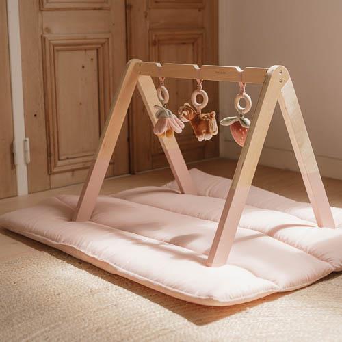 Fairy Garden Spieltrapez von Little Dutch – Baby-Motorikspielzeug aus Holz mit sensorischen Hängefiguren für 0 bis 6 Monate