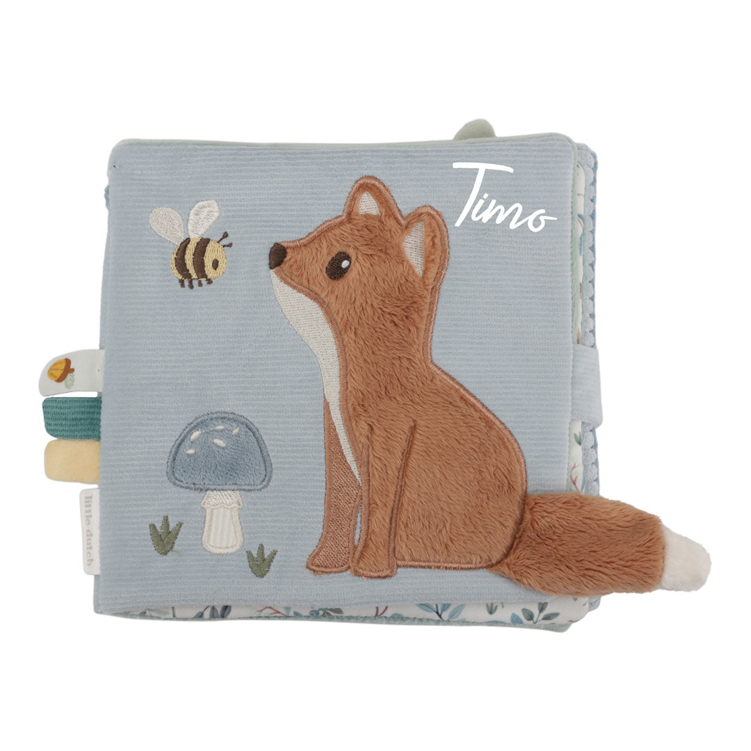 Fabric book with activities Forest Friends