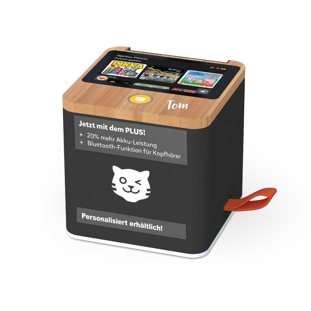 Tigerbox Touch Plus noir Bluetooth | par Schmatzepuffer® « personnalisable »